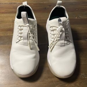 Nursing all leather athletic shoe